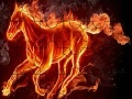 Spel Flame horse puzzle