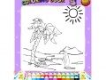 Spel Dolphin in the sea coloring
