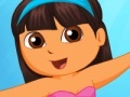 Spel Cute Dora Mermaid Dressup