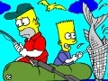 Spel Bart And Homer to Fishing