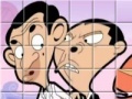 Spel Mr. Bean Spin Puzzle