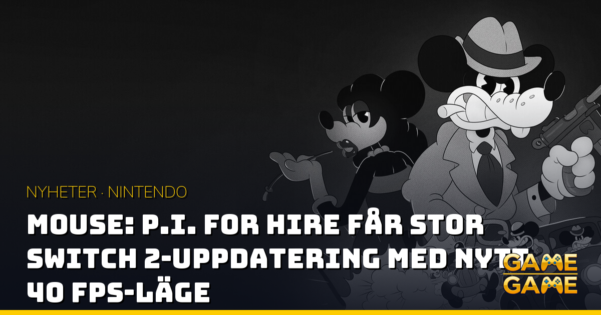 Mouse: P.I. For Hire, officiell key art