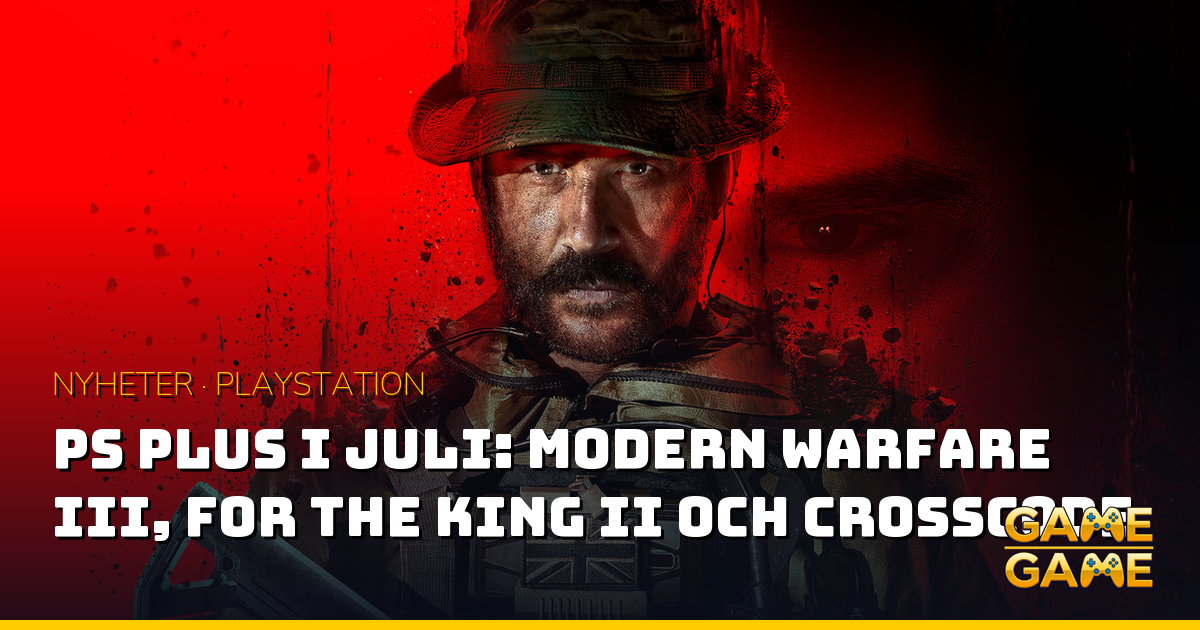 PS Plus juli 2026, nyhetsgrafik från Game-Game