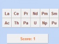 Spel Periodic table in a minute