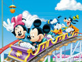 Spel Mickey in Rollercoaster - Set the blocks