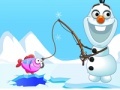 Spel Frozen Olaf. Fishing time