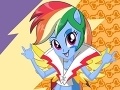 Spel Equestria Girls: Rainbow Rocks - Rainbow Dash Dress Up