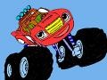 Spel Blaze and the monster machines: Coloring