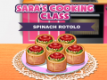 Spel Sara’s Cooking Class Spinach Rotolo
