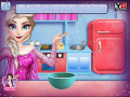 Spel Cooking Christmas Cake with Elsa