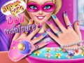 Spel Superhero doll manicure