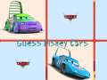 Spel Guess Disney Cars