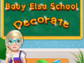 Spel Baby Elsa School Decorate