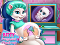 Spel Kitty Pregnant Check-up