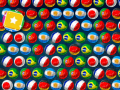 Spel Bubble Shooter World Cup