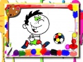 Spel Football Coloring Time