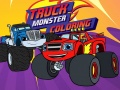 Spel Truck Monster Coloring