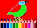 Spel Back To School: Birds Coloring Book