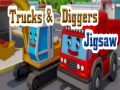 Spel Trucks & Digger Jigsaw 