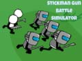 Spel Stickman Gun Battle Simulator