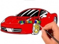 Spel Racing Cars Coloring book