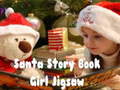 Spel Santa Story Book Girl Jigsaw