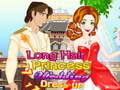 Spel Long Hair Princess Wedding Dress up