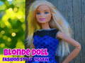 Spel Blonde Doll Fashion Style Puzzle