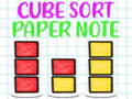 Spel Cube Sort Paper Note