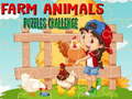 Spel Farm Animals Puzzles Challenge
