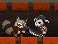 Spel Raccoon adventure game