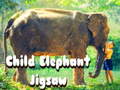 Spel Child Elephant Jigsaw