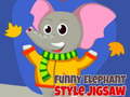 Spel Funny Elephant Style Jigsaw
