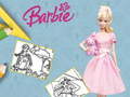 Spel Barbie Doll Coloring Book