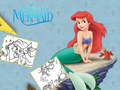 Spel The Little Mermaid Coloring Book
