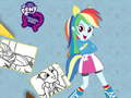 Spel Equestria Girls Coloring Book
