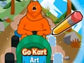 Spel Grizzy and the Lemmings: Go Kart Art