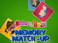 Spel Masha and the Bear Memory Match Up