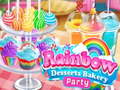 Spel Rainbow Desserts Bakery Party
