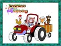 Spel Tractor Coloring Pages