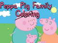 Spel Peppa Pig Family Coloring