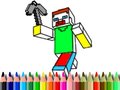 Spel Back to School: Minecraft Coloring