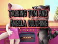 Spel Talking Tom and Angela Coloring
