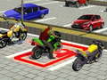 Spel Superhero City Bike Parking Game 3D