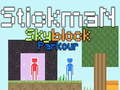Spel Stickman Skyblock Parkour