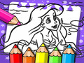 Spel Ariel The Mermaid Coloring Book