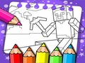 Spel Minecraft Coloring Book