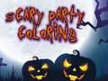 Spel Scary Party Coloring