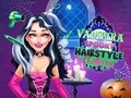 Spel Vampira Spooky Hairstyle Challenge