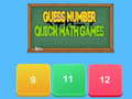 Spel Guess number Quick math games